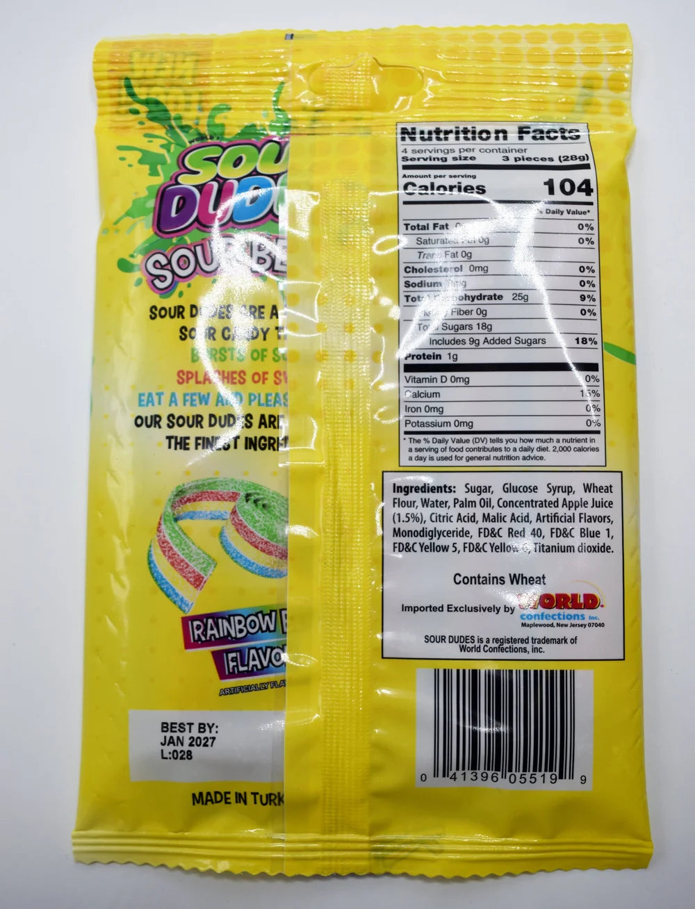 Sour Dudes Sour Belts