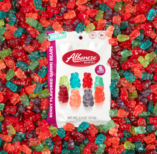 Albanese - Berry Flavored Gummi Bears Peg Bag