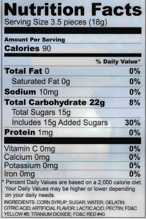 Freeze Dried Space Rings - Peach