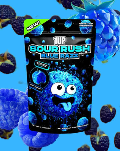 1UP Sour Rush Blue Razz