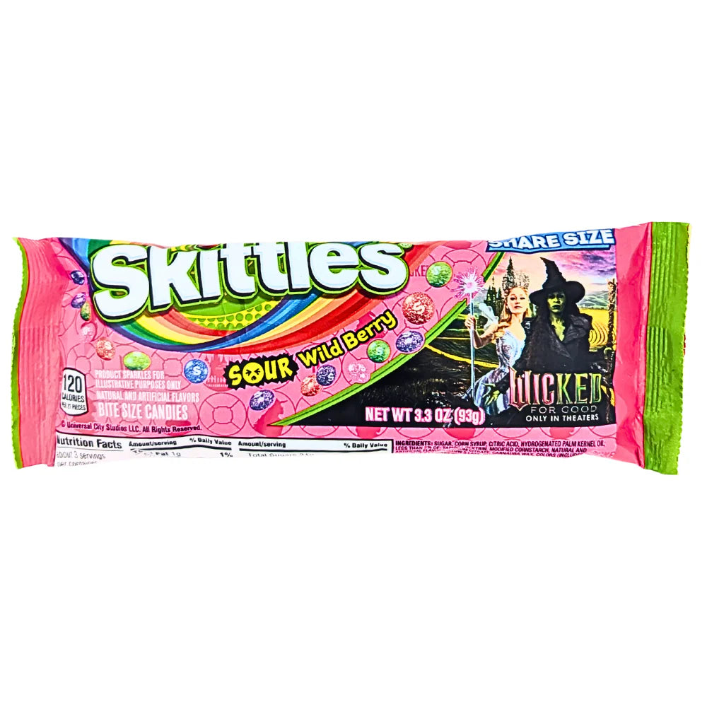 Skittles - Sour Wild Berry - Share SIze - Wicked