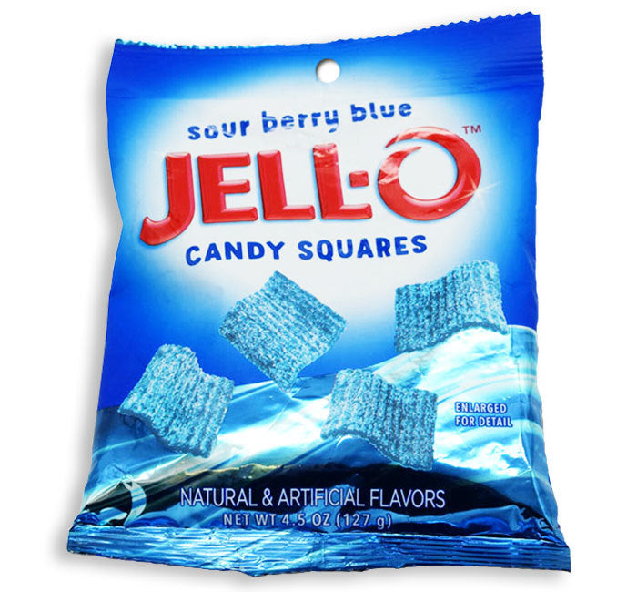 Jell-O Candy Squares - Berry Blue