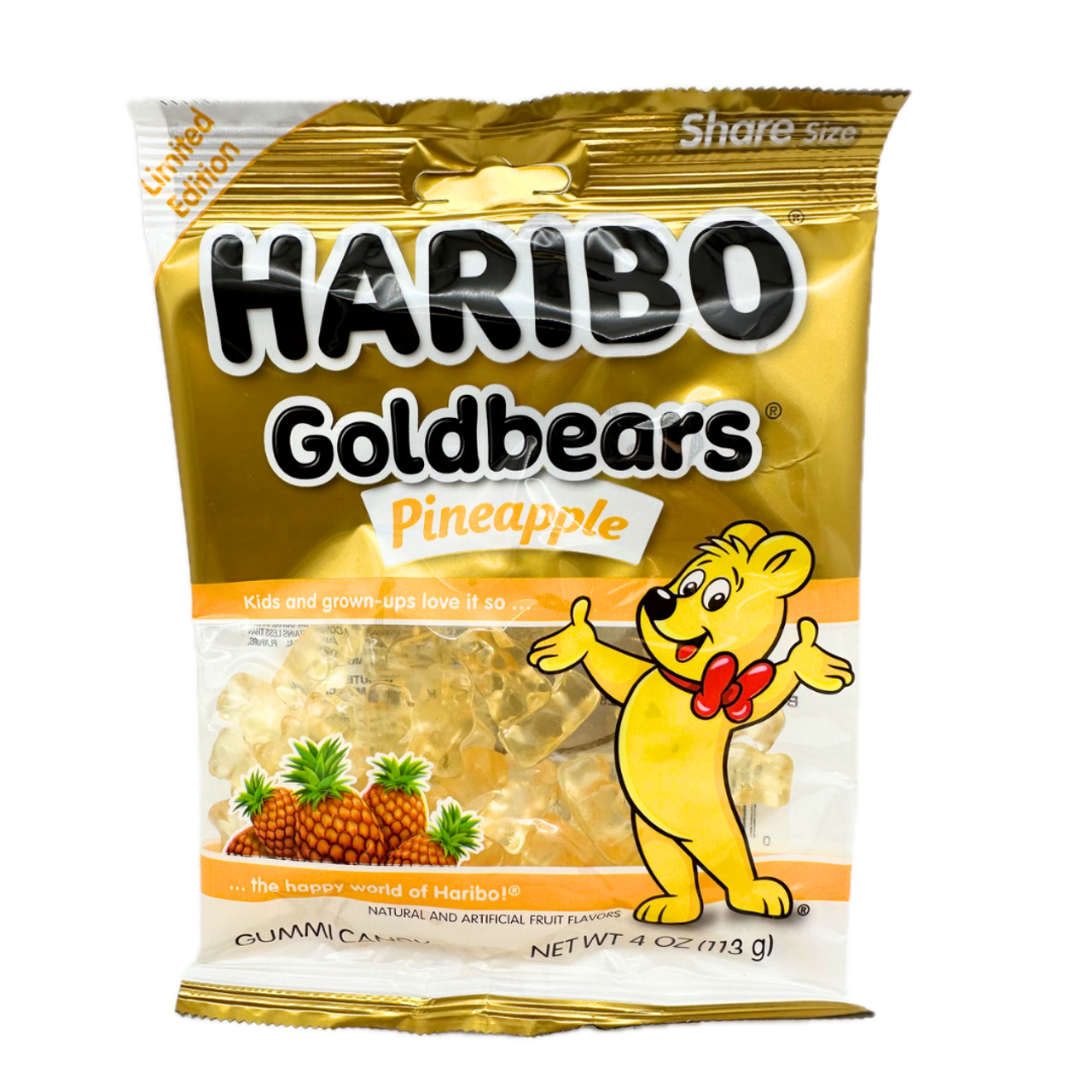 Haribo Goldbears - Pineapple Peg Bag