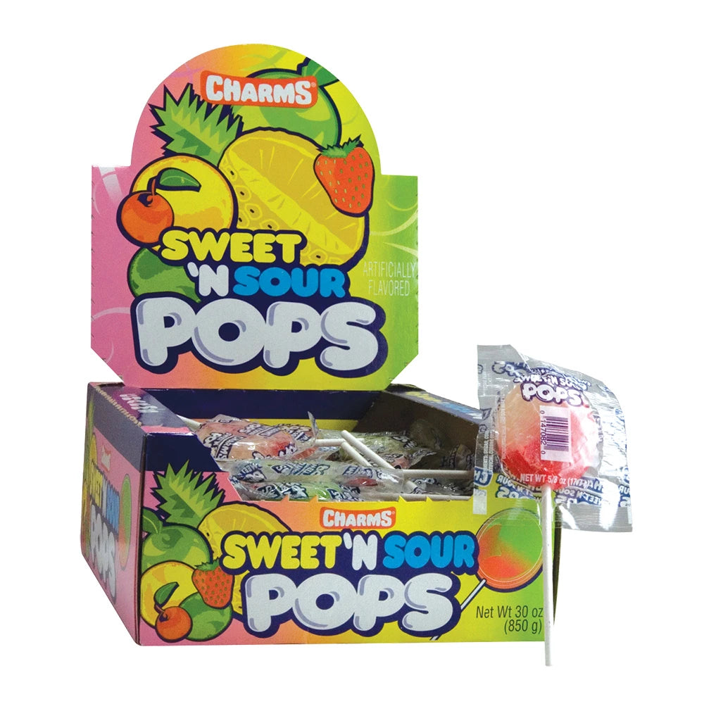 Charms Sweet & Sour Pops