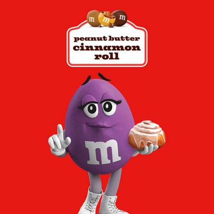 M & M's Peanut Butter Cinnamon Roll