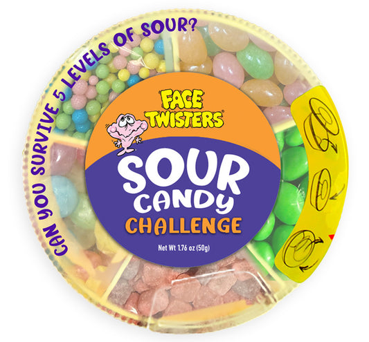 Sour Candy Challenge - Face Twisters