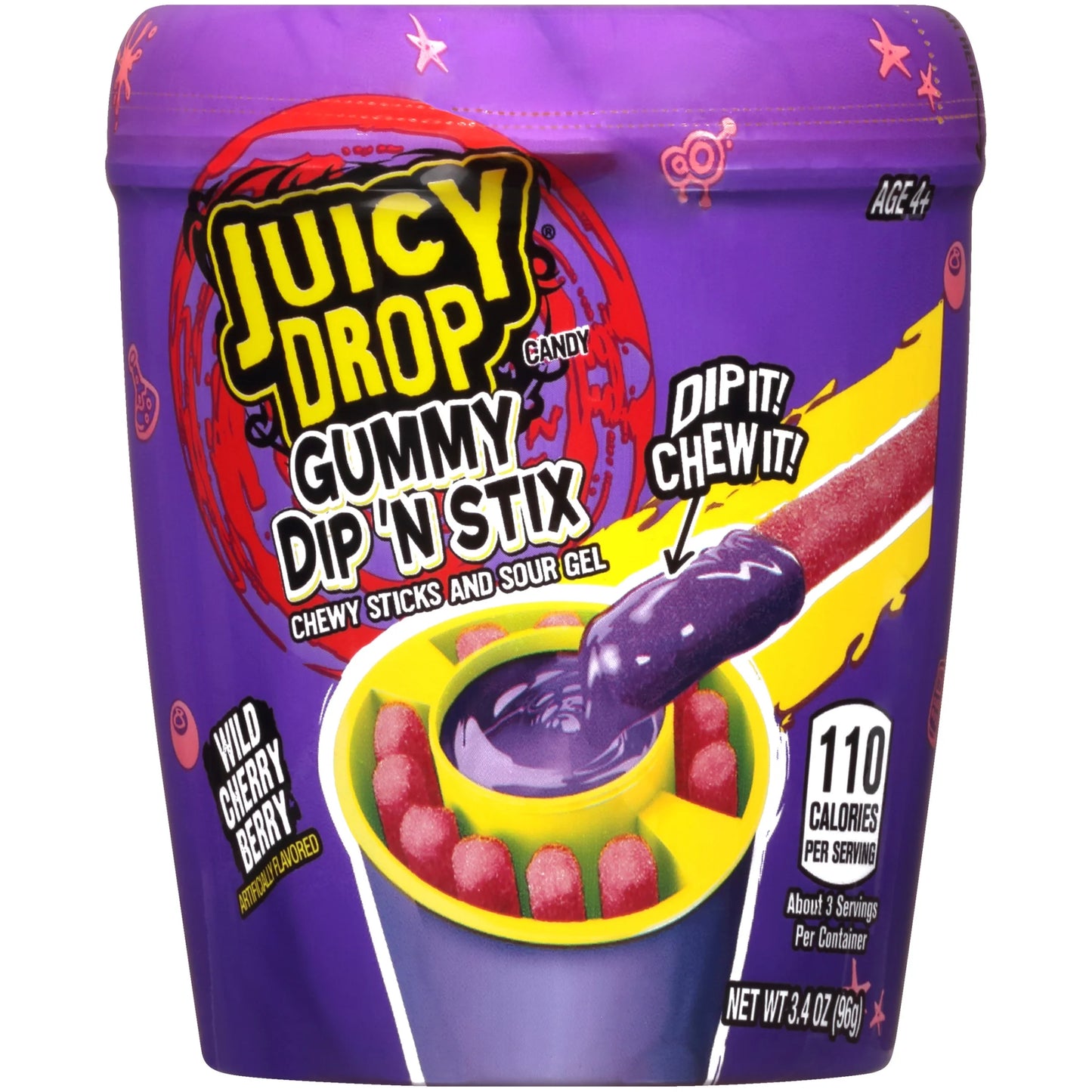 Juicy Drop Gummy Dip 'N Stix -