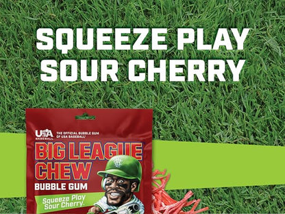 Big League Chew - Squeeze Play Sour Cherry