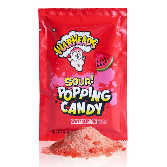 Warheads Sour Popping Candy - Watermelon