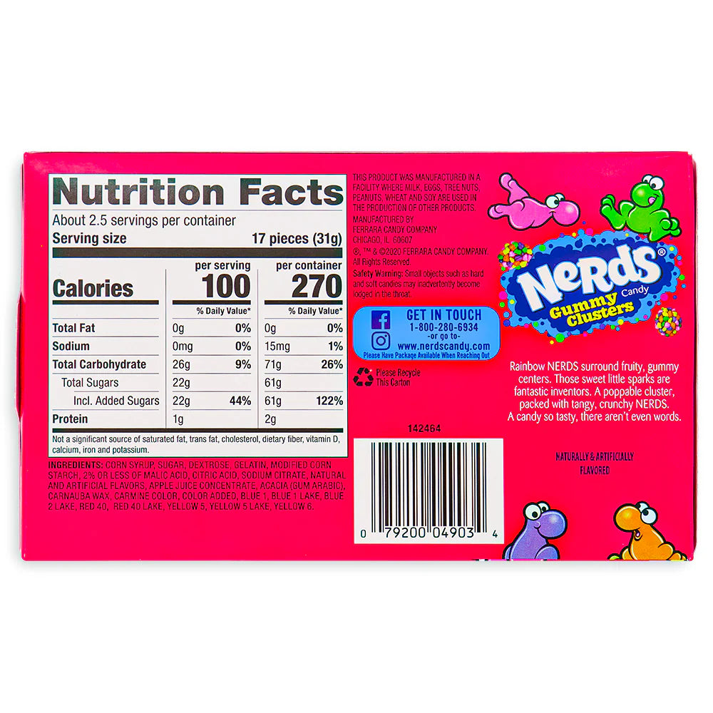 Nerds Gummy Clusters - Theater Box