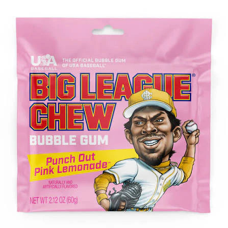 Big League Chew - Punch Out Pink Lemonade