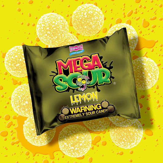 Barnett's Mega Sour - Lemon
