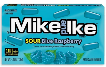 Mike & Ike - Sour Blue Raspberry Theater Box