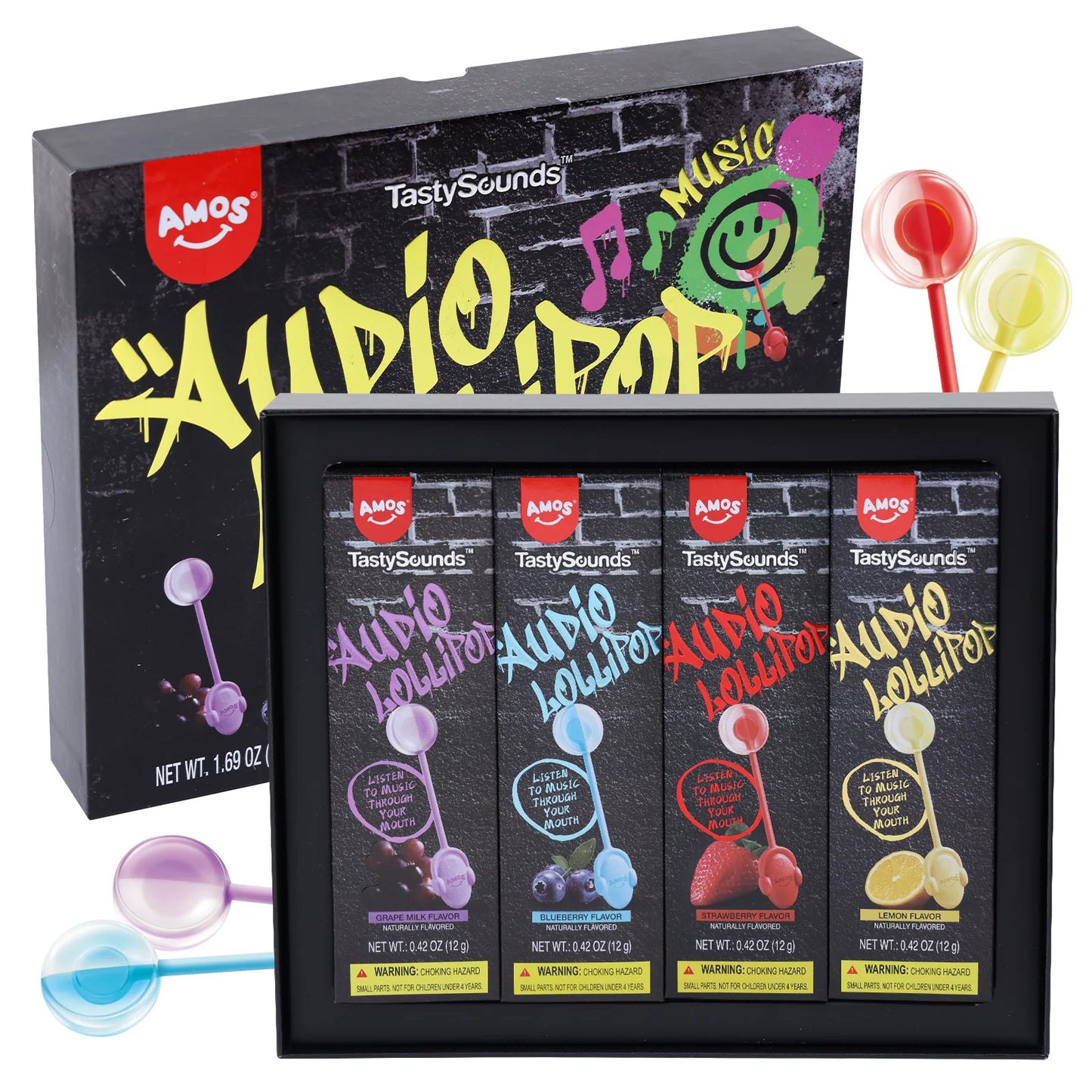 Audio Lollipop - Boxed Set 4 Flavors