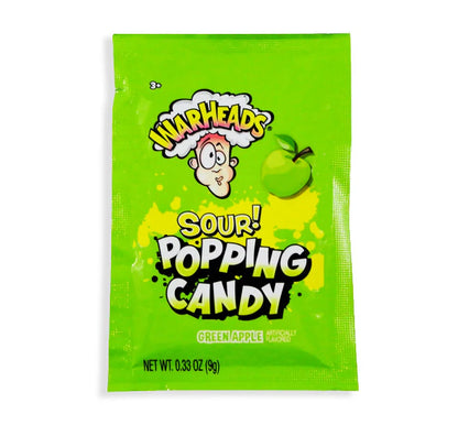 Warheads Sour Popping Candy Green Apple