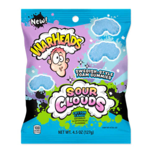 Warheads - Sour Clouds - Cotton Candy