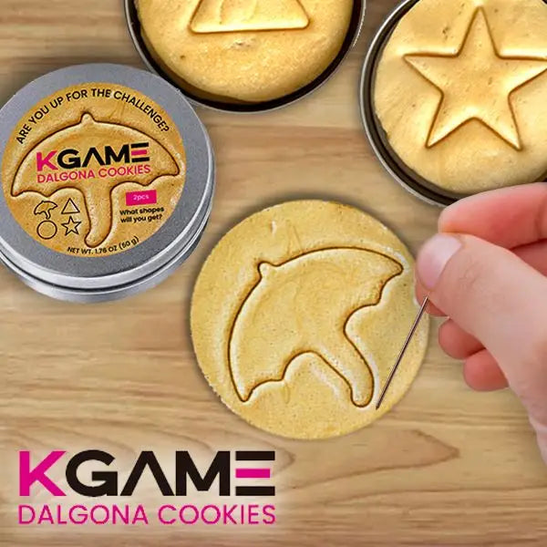 Kgame Dalgona Cookie Tin