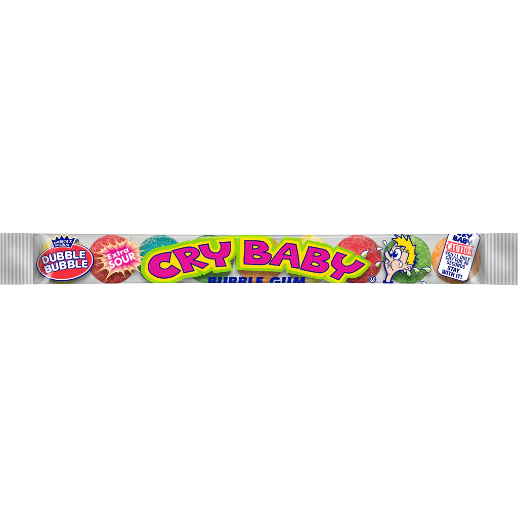 Cry Baby Sour Bubble Gum Tube