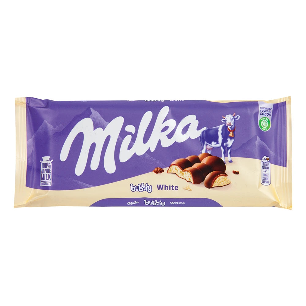 Milka - White Bubbly Bar