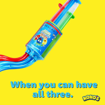 Triple Squeeze Candy