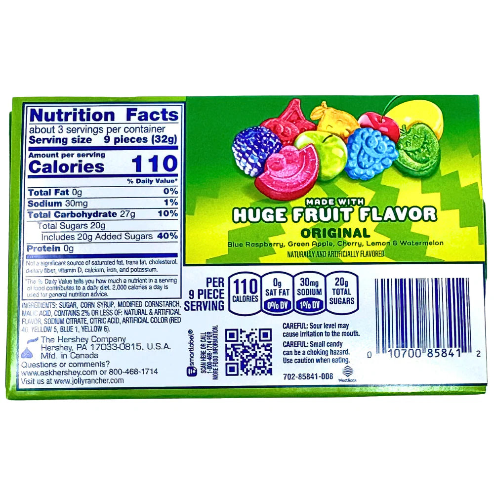 Jolly Rancher Sour Gummies Theater Box