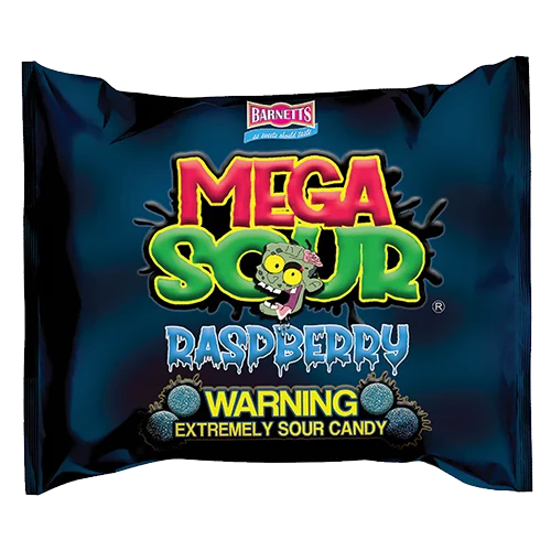 Barnett's Mega Sour Blue Raspberry