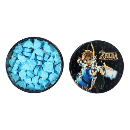 Zelda Hyrule Kingdom Sour Blue Raspberry Candy Tin