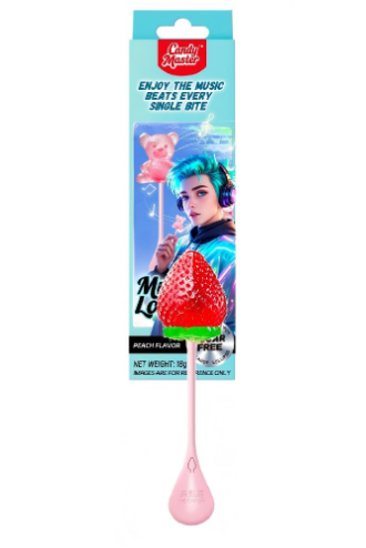 Candy Master - Music Lollipop - Strawberry