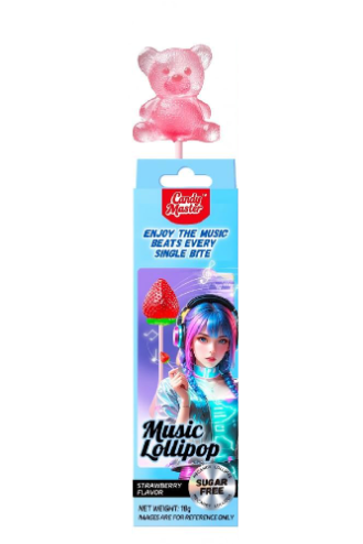 Candy Master - Music Lollipop - Strawberry