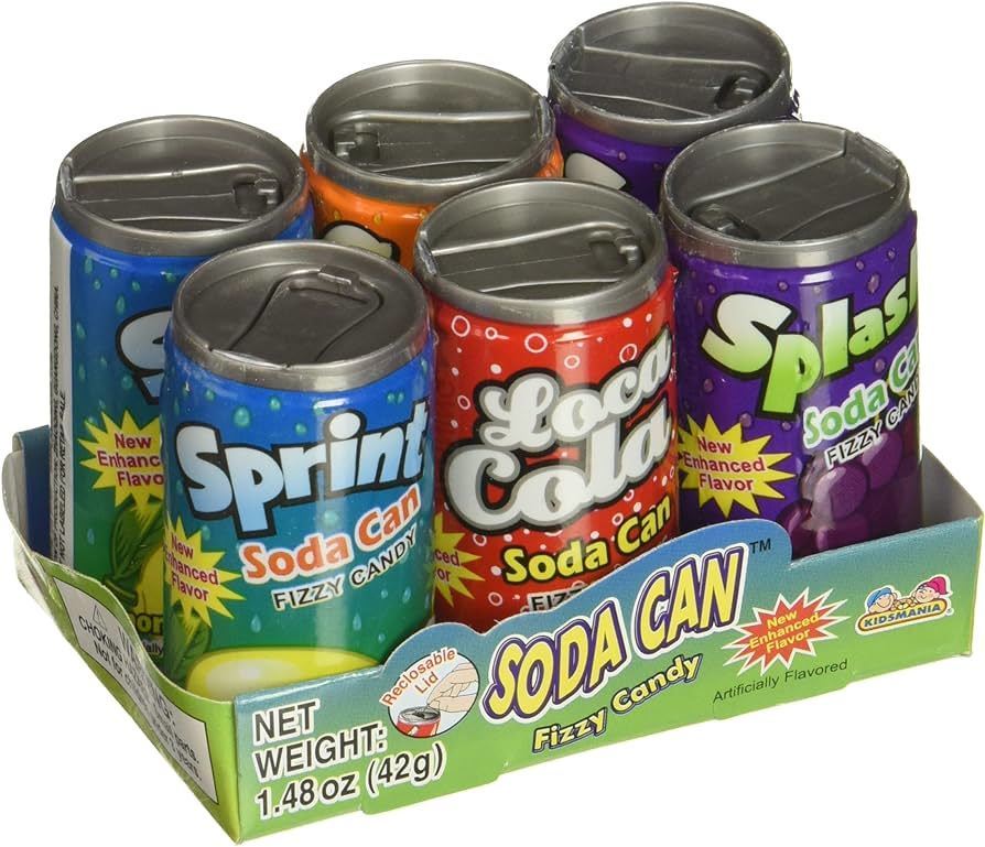 Fizzy Soda Can - 6 Pack