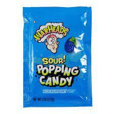 Warheads Sour Popping Candy - Blue Raspberry