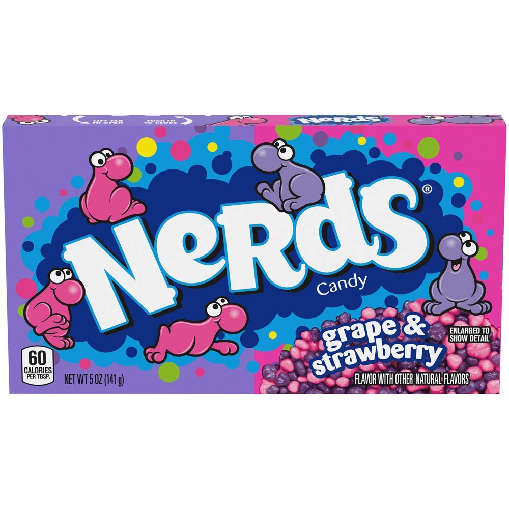 Grape & Strawberry Nerds Theater Box