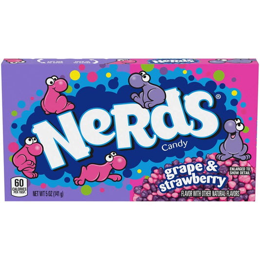 Grape & Strawberry Nerds Theater Box