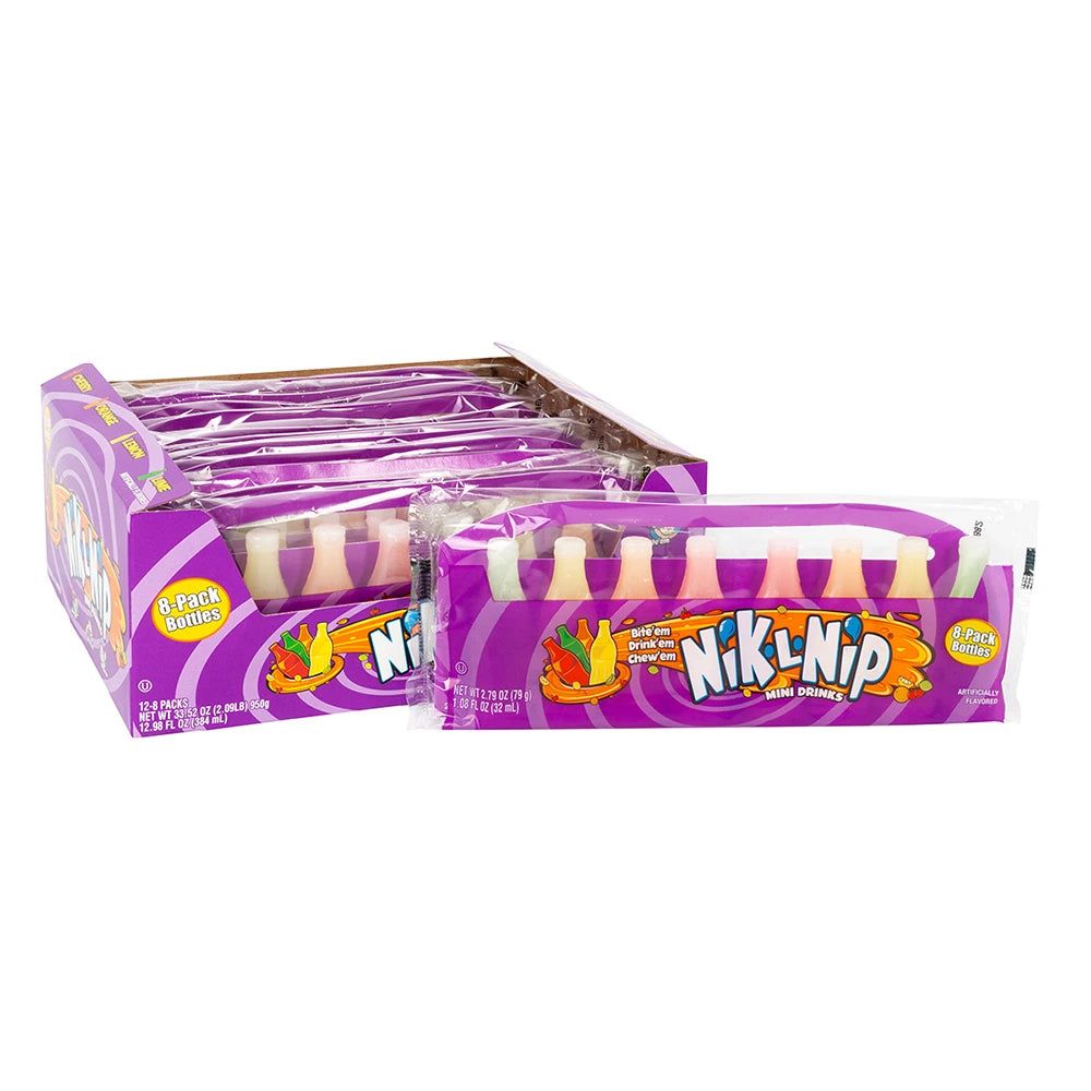 Nip - N - Lik - Wax Bottles - 8 Pack