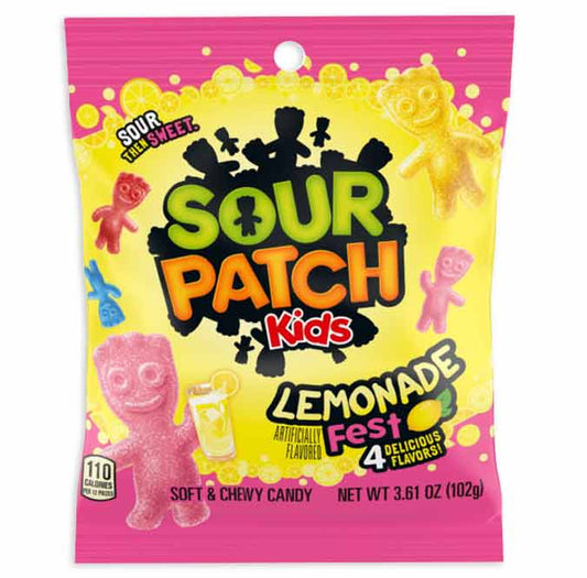Lemonade Sour Patch Kids - Peg Bag