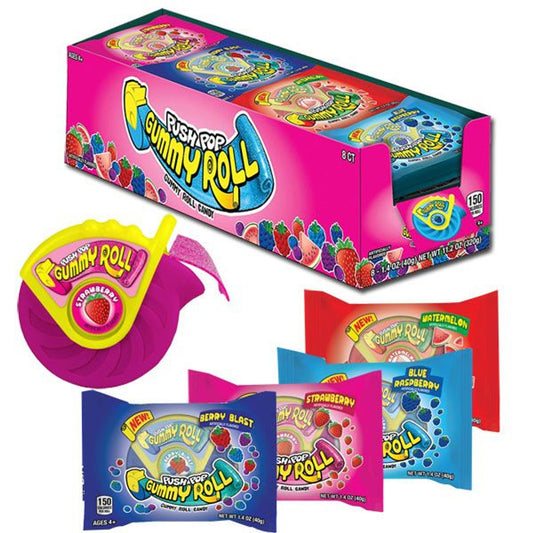 Push Pop Gummy Roll