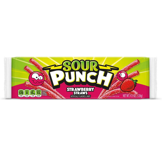 Sour Punch Straws - Strawberry