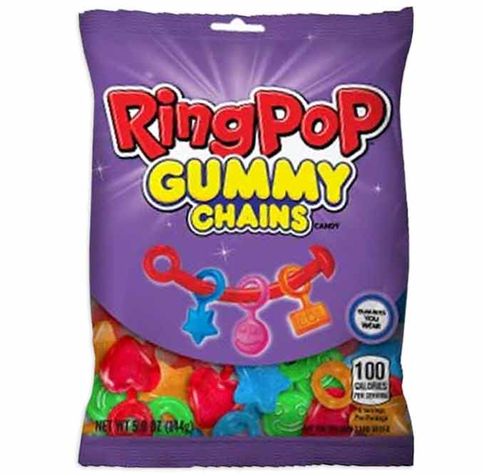 Ring Pop Gummy Chains
