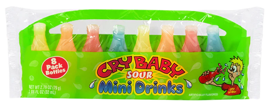 Cry Baby Wax Bottles - 8 Pack