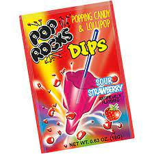 Pop Rocks Dips - Sour Strawberry
