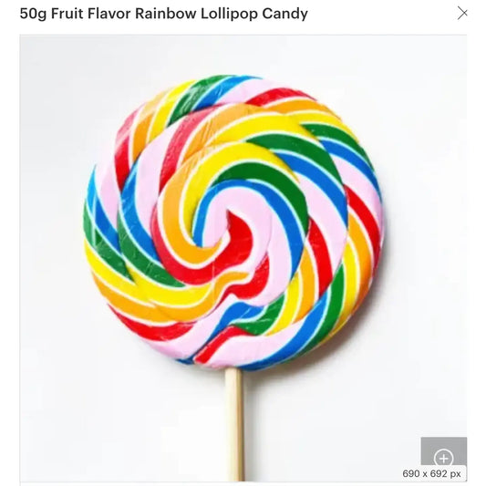 Fruit Flavor Rainbow Lollipop