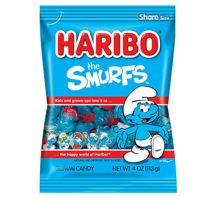 Haribo Smurfs